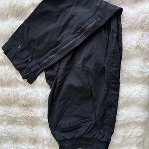 Black Trekkie Jogger Pants